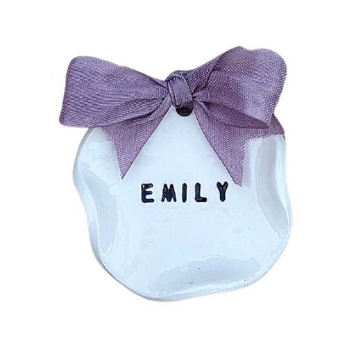 Costumized handcrafted ceramic place cards Costumized on request banceramiche